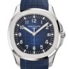 Patek Philippe Aquanaut Blue Dial 18K White Gold Men's Watch 5168G-001