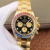 Rolex Daytona Rainbow Diamond Gold Stainless Steel 40 mm, diamond