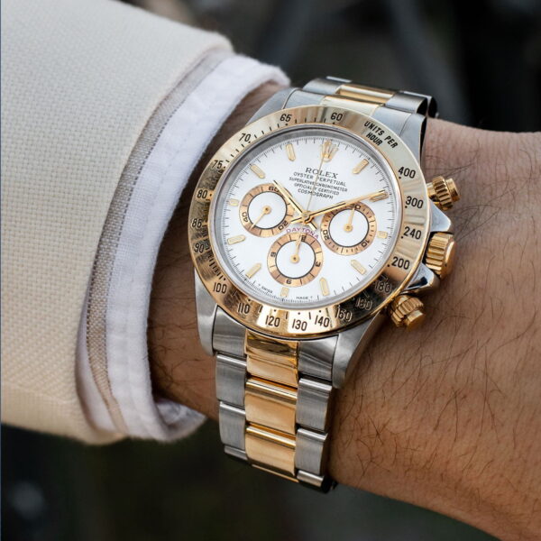 Rolex Daytona Steel & Gold White Dial 116503