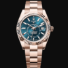 Rolex Sky-Dweller Everose Gold Blue-Green Turquoise Men’s Watch