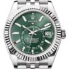 Rolex Sky-Dweller Green Dial Automatic 42mm Men's Watch 336934-0001
