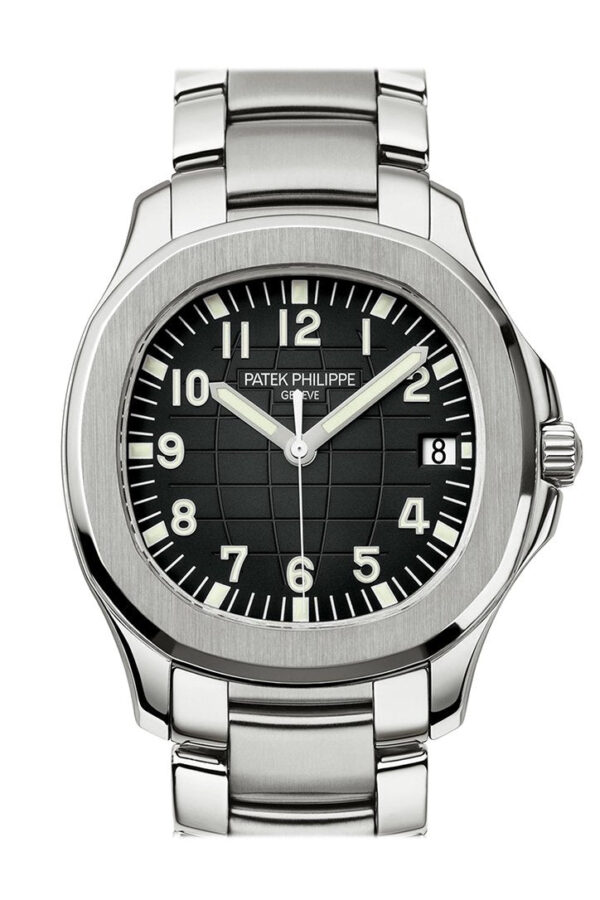 Patek Philippe Aquanaut Black Dial Stainless Steel Automatic Men's Watch 5167-1A 5167/1A