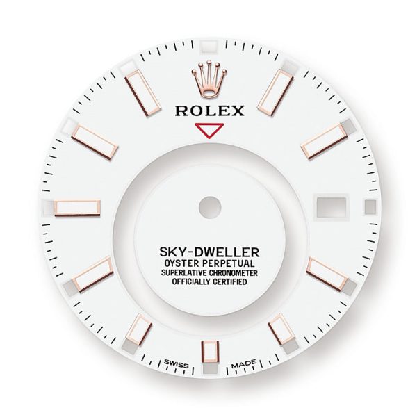 Rolex Sky-Dweller 42mm, 18k Everose Gold, Oysterflex, Ref# 326235-0004