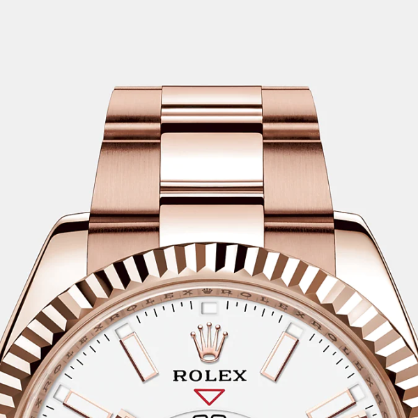 Rolex Sky-Dweller 42mm, 18k Everose Gold, Ref# 326935-0005