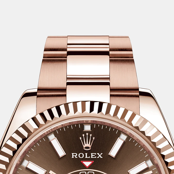 Rolex Sky-Dweller 42mm, 18k Everose Gold, Ref# 326935-0006