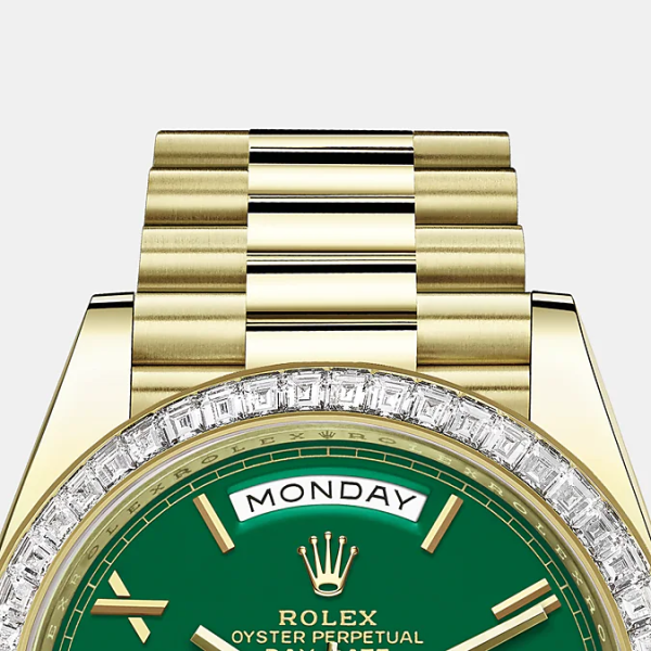 Rolex Day-Date, 40mm, 18k Yellow Gold and Diamonds, Ref# 228398tbr-0039