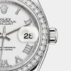 Rolex Lady-Datejust 28, Oystersteel and 18k White Gold, Ref# 279384RBR-0019