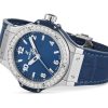 Hublot Big Bang, Steel Blue Diamonds, 38 mm, Ref# 361.SX.7170.LR.1204