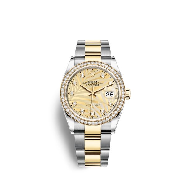 Rolex Datejust 36mm, Oystersteel and 18k Yellow Gold, Ref# 126283rbr-0030