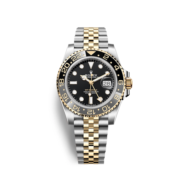 Rolex GMT-Master II, 40mm, Oystersteel and 18k Yellow Gold, Ref# 126713GRNR-0001