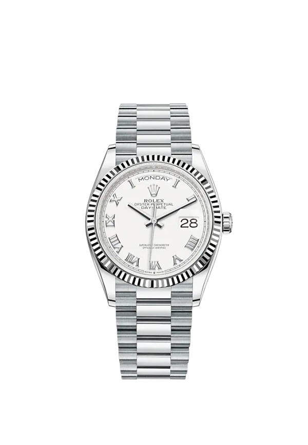 Rolex Day-Date, 36mm, Platinum, Ref# 128236-0007