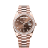 Rolex Day-Date 40, 18k Everose Gold with Diamond-set, 40mm, Ref# 228345rbr-0024