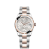Rolex Datejust 31mm, Oystersteel and 18k Everose Gold with Diamonds, Ref# 278341rbr-0031
