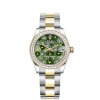 Rolex Datejust 31mm, Oystersteel and 18k Yellow Gold with Diamonds, Ref# 278383rbr-0031