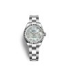 Rolex Lady-Datejust 28, Oystersteel and 18k White Gold, Ref# 279174-0010