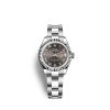 Rolex Lady-Datejust 28, Oystersteel and 18k White Gold, Ref# 279174-0014