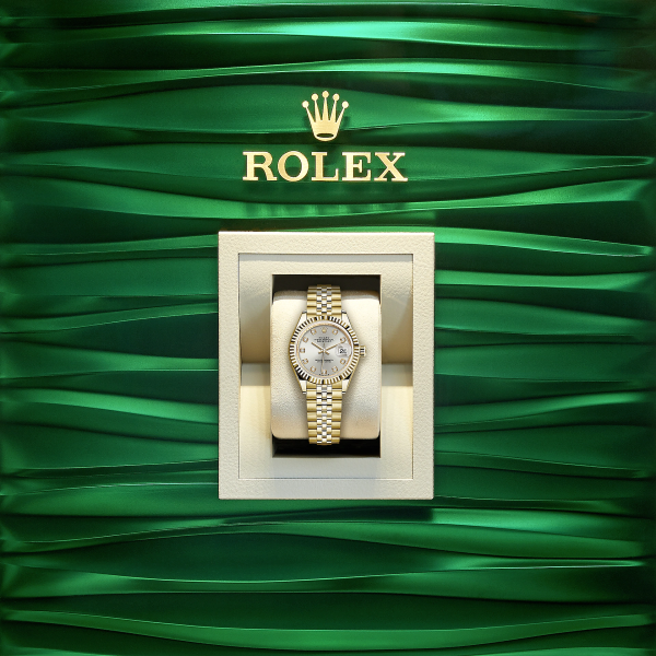 Rolex Lady-Datejust 28, 18k Yellow Gold, Ref# 279178-0016