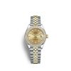Rolex Lady-Datejust 28, Oystersteel and 18k Yellow Gold, Ref# 279383RBR-0001