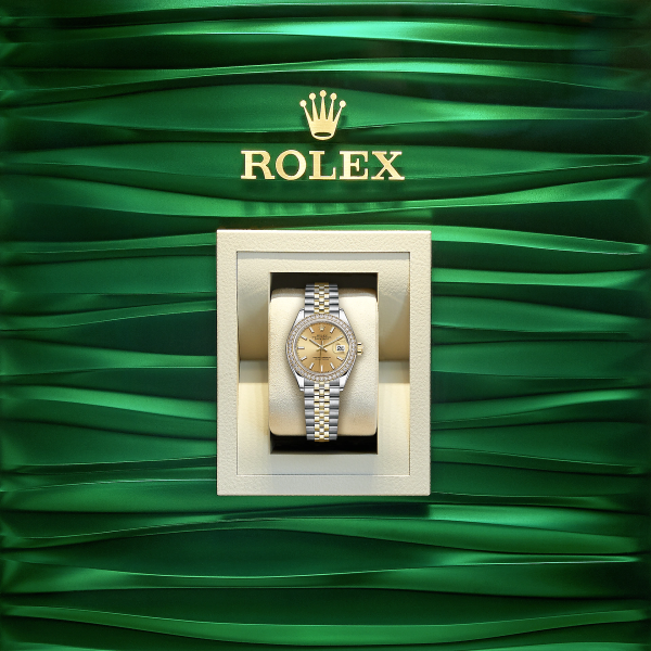 Rolex Lady-Datejust 28, Oystersteel and 18k Yellow Gold, Ref# 279383RBR-0001