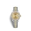 Rolex Lady-Datejust 28, Oystersteel and 18k Yellow Gold, Ref# 279383RBR-0021