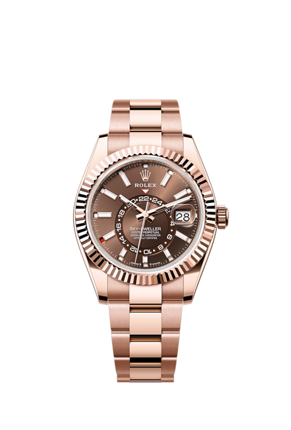 Rolex Sky-Dweller, 42mm, 18k Everose Gold, Ref# 336935-0002