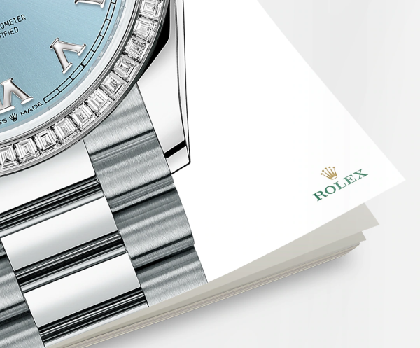 Rolex Day-Date, 36mm, Platinum and Diamonds, Ref# 128396tbr-0002