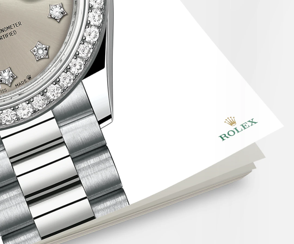 Rolex Lady-Datejust 28mm, 18k White Gold, Ref# 279139rbr-0003