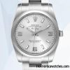 1:1 Replica Rolex Air-king Rolex Calibre 2813 114200SSO Men's Silver-tone Hands and Markers