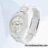 1:1 Replica Rolex Datejust 116200SFAO Rolex Calibre 2836/2813 Men's Silver Floral Dial