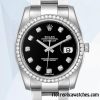 1:1 Replica Rolex Datejust 116244BKDO Rolex Calibre 2836/2813 Men's 12mm Silver-tone