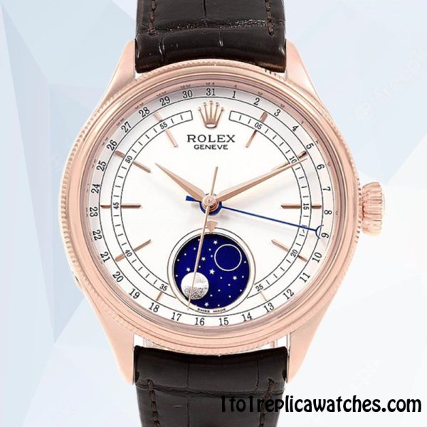 1:1 Replica Rolex Cellini m50535-0002 Men's Rolex Calibre 9015/Mingzhu Engine 15mm