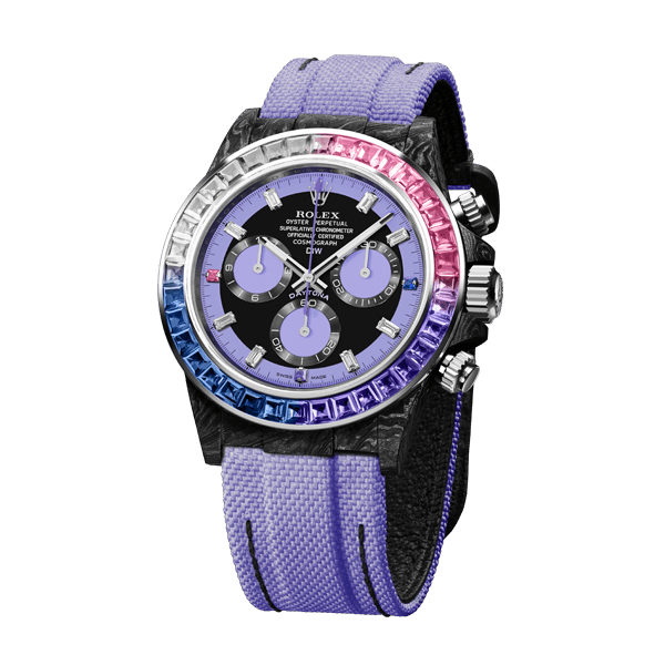 ROLEX Diw Daytona carbon rainbow violet 40mm carbon