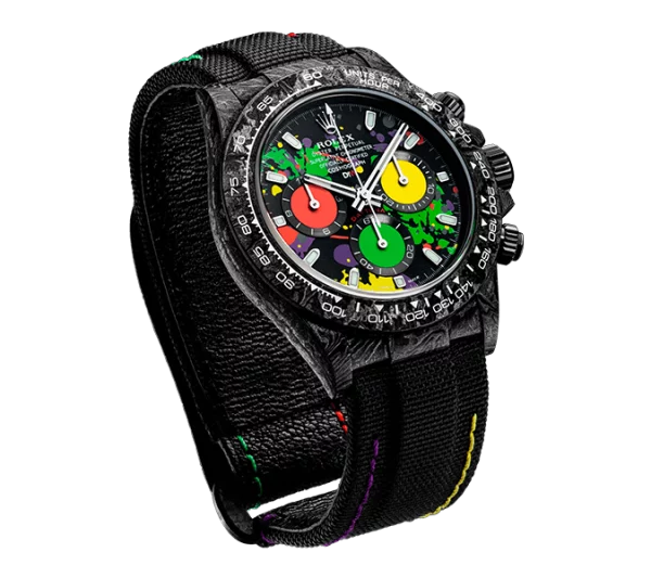 ROLEX Diw Daytona carbon motley 40mm oyster black